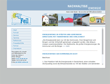 Tablet Screenshot of pb-feil.de